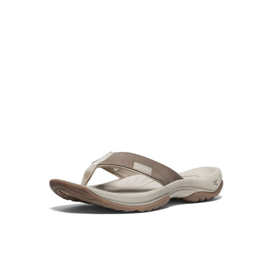 Women's Kona Leather Flip-Flop Brindle/Silver Birch / Keen / Women's