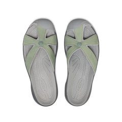 Women's Bali Leather Slide Sandal Lily Pad/Steel Grey / Keen / Women's