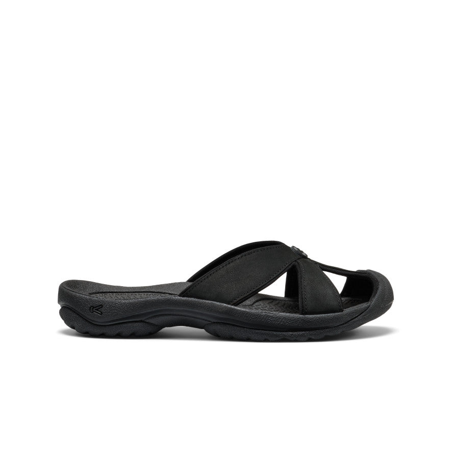 Women's Bali Leather Slide Sandal Black/Black / Keen / Women's