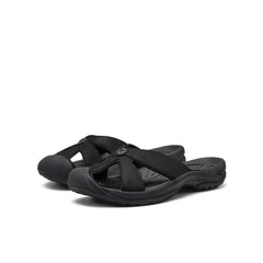 Women's Bali Leather Slide Sandal Black/Black / Keen / Women's