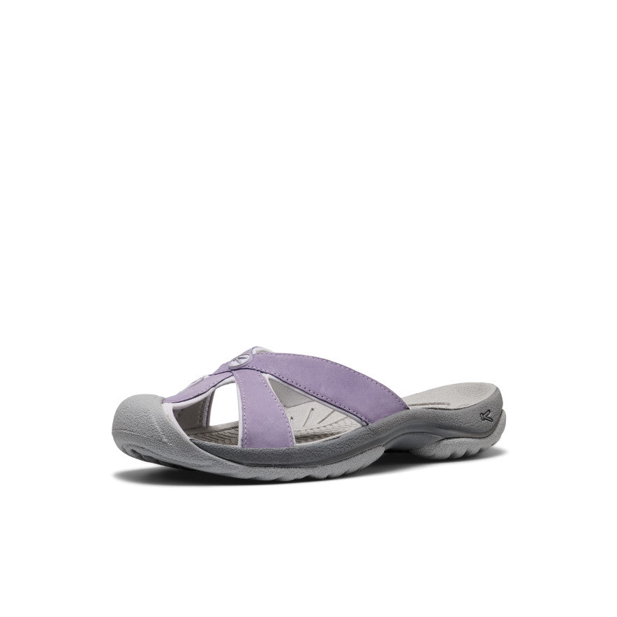 Women's Bali Leather Slide Sandal Purple Haze/Steel Grey / Keen / Women's