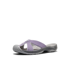 Women's Bali Leather Slide Sandal Purple Haze/Steel Grey / Keen / Women's