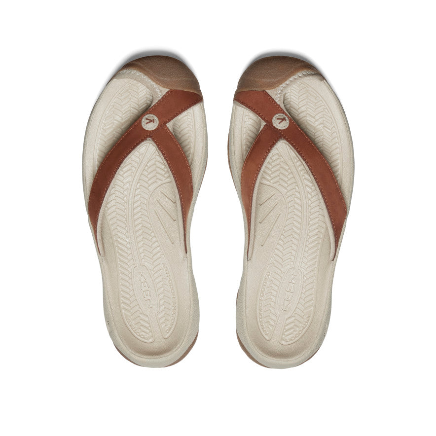Women's Waimea Leather Flip-Flop Sorrel Horse/Plaza Taupe / Keen / Women's