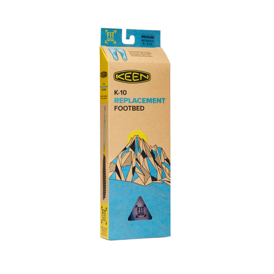 Women's Outdoor K-10 Replacement Insole Ocean Blue / Keen / Women's