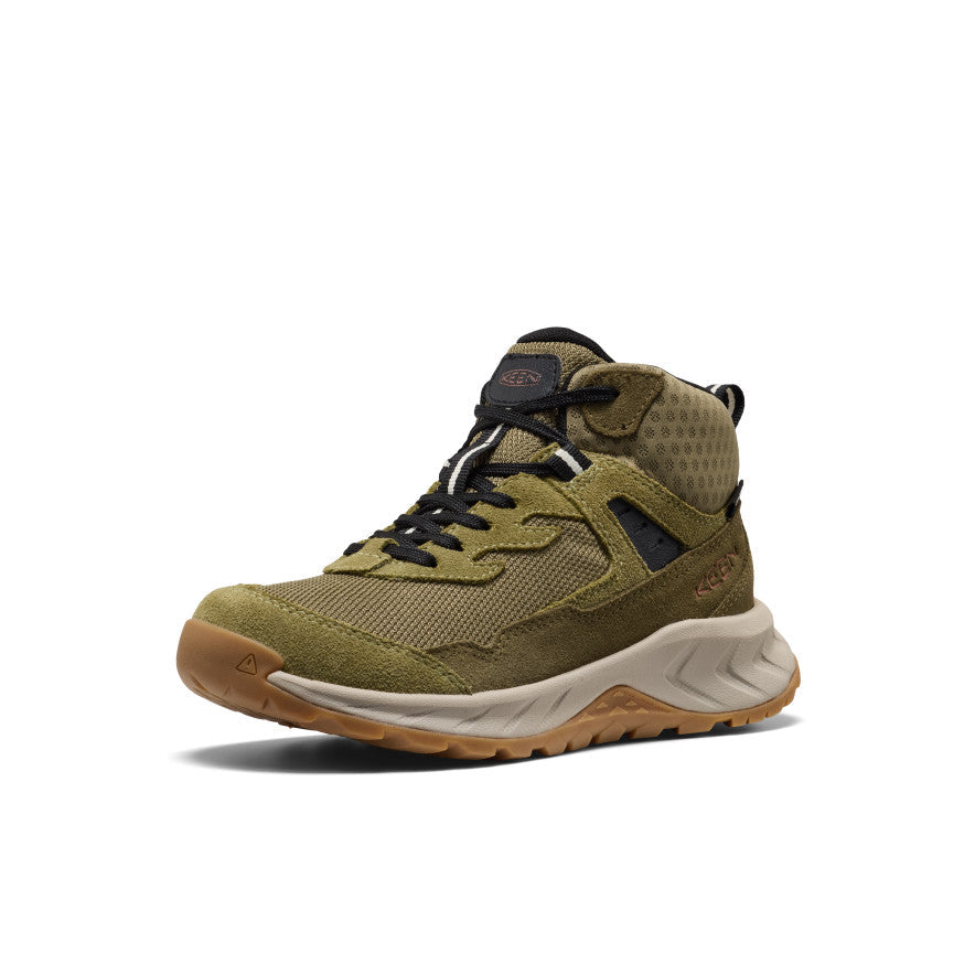 Big Kids' Hightrail Waterproof Hiking Boot Dark Olive/Martini Olive / Keen / Kids'