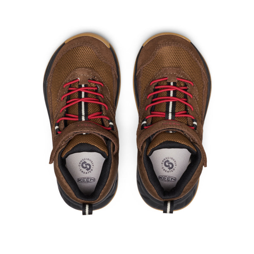 Little Kids' Hightrail Waterproof Hiking Boot Dark Earth/Garnet / Keen / Kids'