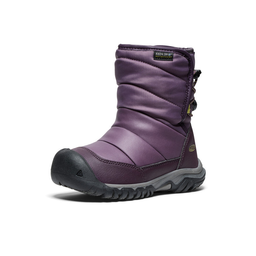 Little Kids' Puffrider Waterproof Winter Boot Black Plum/Daiquiri Green / Keen / Kids'
