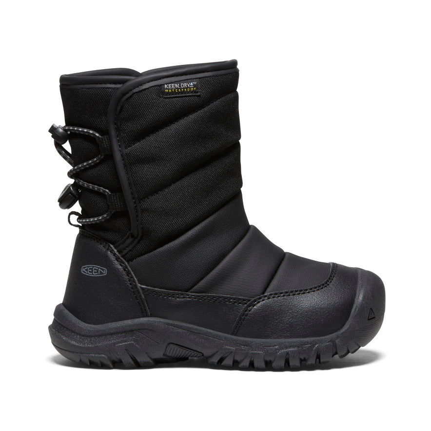 Little Kids' Puffrider Waterproof Winter Boot Black/Steel Grey / Keen / Kids'