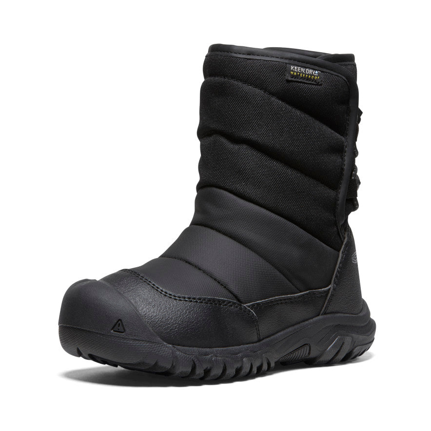 Little Kids' Puffrider Waterproof Winter Boot Black/Steel Grey / Keen / Kids'