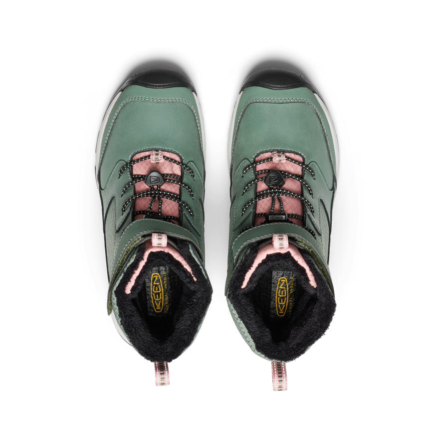Big Kids' Skua Waterproof Winter Boot Dark Forest/Rose Elegance / Keen / Kids'