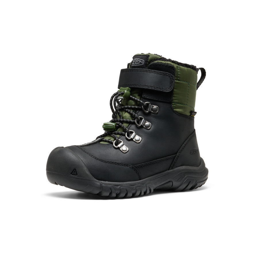 Little Kids' Kanibou Waterproof Winter Boot Black/Bronze Green / Keen / Kids'