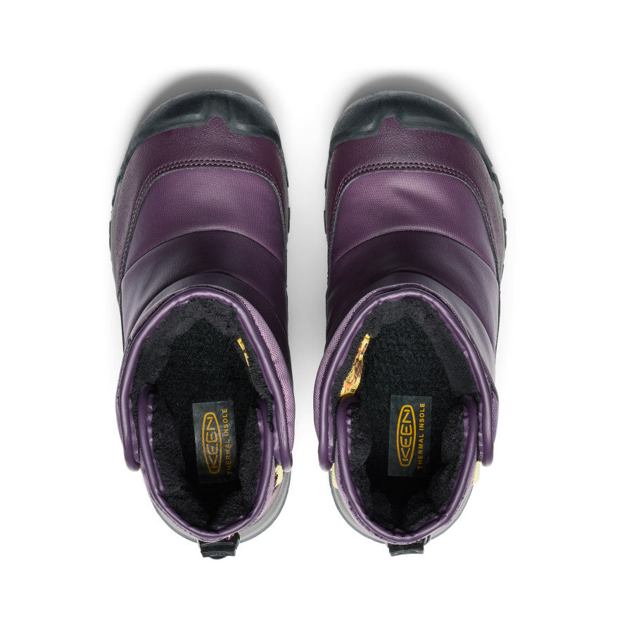 Big Kids' Puffrider Waterproof Winter Boot Black Plum/Daiquiri Green / Keen / Kids'