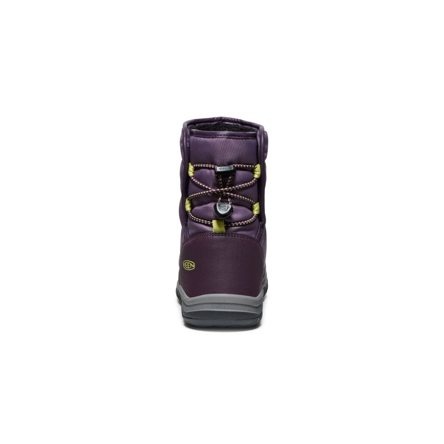 Big Kids' Puffrider Waterproof Winter Boot Black Plum/Daiquiri Green / Keen / Kids'