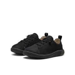 Little Kids' KNX Leather Sneaker Triple Black / Keen / Kids'