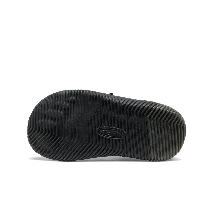 Little Kids' KNX Leather Sneaker Triple Black / Keen / Kids'