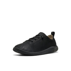 Big Kids' KNX Leather Sneaker Triple Black / Keen / Kids'