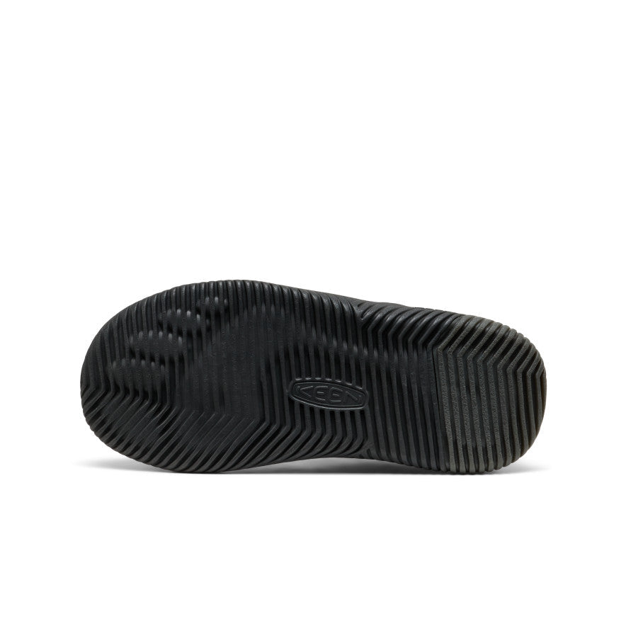 Big Kids' KNX Leather Sneaker Triple Black / Keen / Kids'