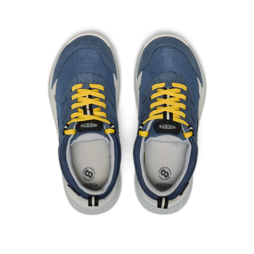 Big Kids' Hightrail Waterproof Hiking Shoe Vintage Indigo/Alloy / Keen / Kids'