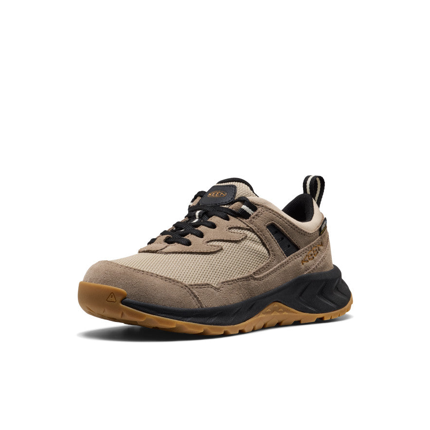 Big Kids' Hightrail Waterproof Hiking Shoe Brindle/Oak Buff / Keen / Kids'