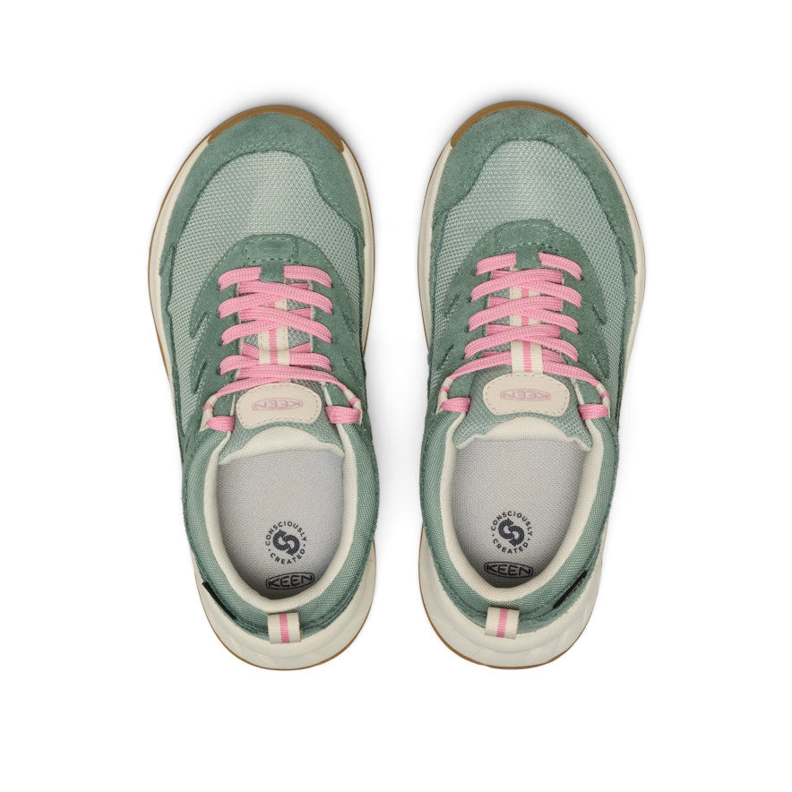 Big Kids' Hightrail Waterproof Hiking Shoe Lily Pad/Cashmere Rose / Keen / Kids'