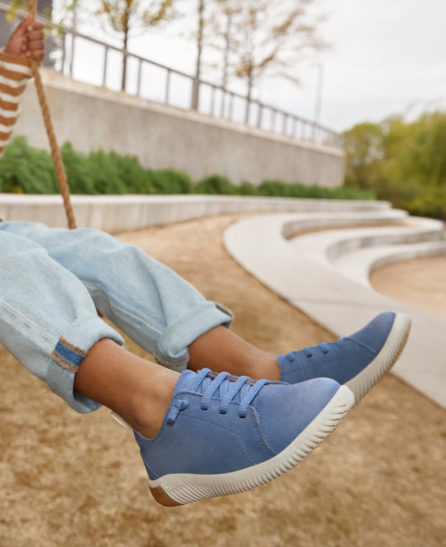 Little Kids' KNX Leather Sneaker Coronet Blue/Vapor / Keen / Kids'