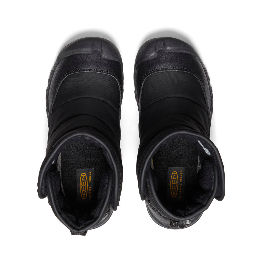 Big Kids' Puffrider Waterproof Winter Boot Black/Steel Grey / Keen / Kids'