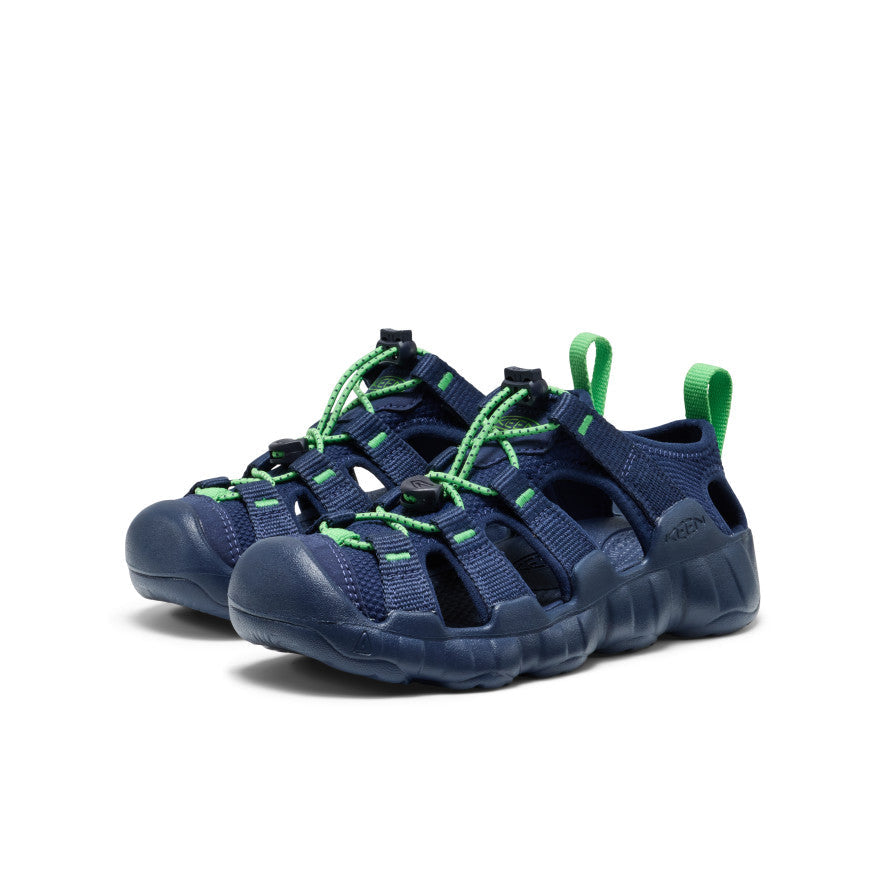 Big Kids' Hyperport H2 Sandal Naval Academy/Vibrant Green / Keen / Kids'