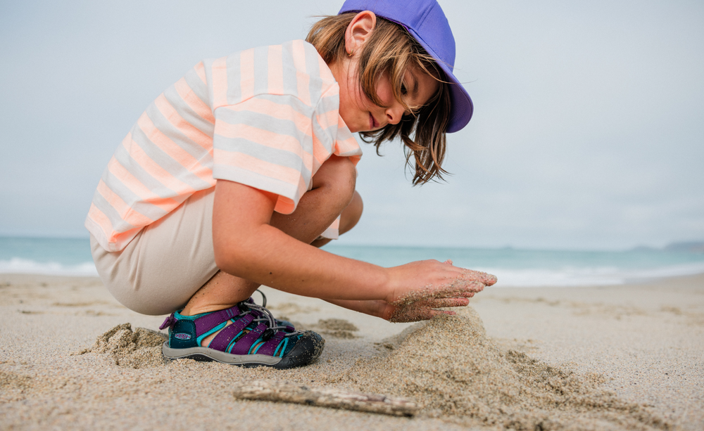 Little Kids' Newport Boundless Sandal Black/Precious Blue / Keen / Kids'