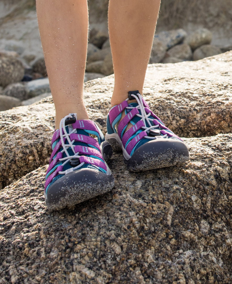 Little Kids' Newport Boundless Sandal Black/Precious Blue / Keen / Kids'