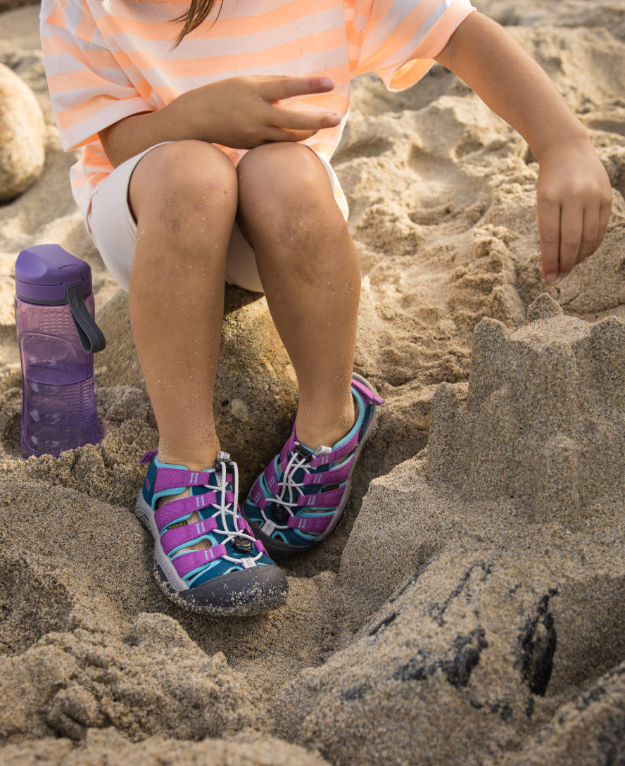 Little Kids' Newport Boundless Sandal Black/Precious Blue / Keen / Kids'
